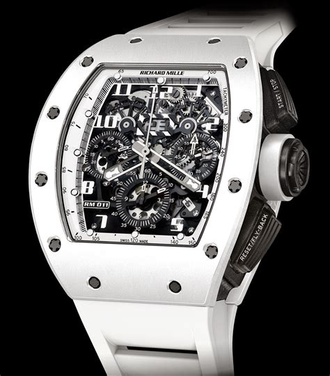 richard mille rm011 ao 11/200|Richard Mille watch white ghost.